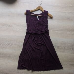 Modcloth Purple Knit Dress In Size Large